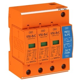 Ограничитель перенапряжений OBO Bettermann (5093654) Тип I+II V50-B+C 3+NPE