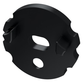 Заглушка Lumines для типа MICO с отверстием чёрный