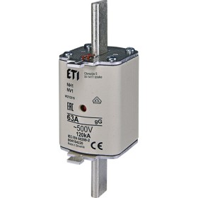 Запобіжник ETI 004184220 NH-1/gG 63A 500V KOMBI