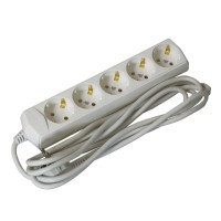 Удлинитель UEC ECO П05 5 мест 2P+PE/3м 3х1мм2 10А/250В