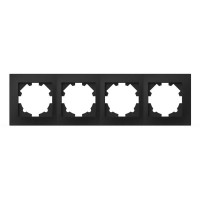 Рамка EL-BI VEGA черная мат 4-на ( 510-014800-228 )