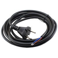 Вилка зі шнуром Sokol ПВС 2х1 чорний 2м (7.5.1.166909)