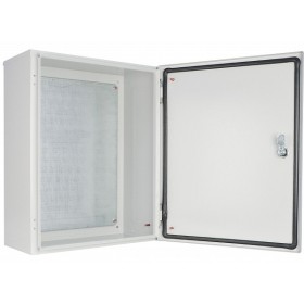 Металевий корпус Аско-Укрем Ubox з монтажною панеллю 500х400х250мм IP54
