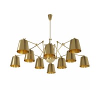 Люстра Pikart 21915 Spider 10 Brass Edition