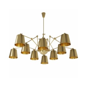 Люстра Pikart 21915 Spider 10 Brass Edition