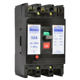 Силовий автоматичний вимикач Аско-Укрем ВА-2004N/63 3р 32А (A0010040062)