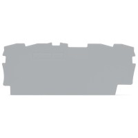 Торцева/проміжна пластина Wago 2002-1491 товщиною 0,8мм (сіра)