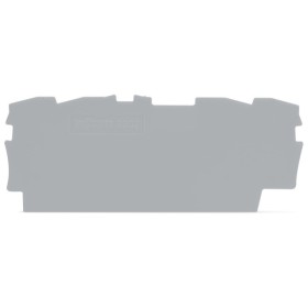 Торцева/проміжна пластина Wago 2002-1491 товщиною 0,8мм (сіра)