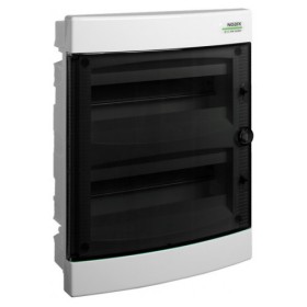 Встраиваемый модульный щиток NOARK PNF 24T прозрачные двери 2x12м IP40 (101514)