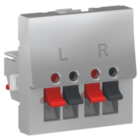 Аудиорозетка Schneider Electric NU348630 2М (алюминий)