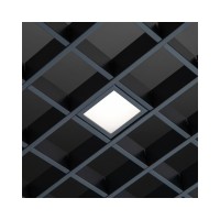 Точковий світильник для стелі Грильято Imperium Light 724186.68.91 Griliato Led 1x8.4W 3000K IP20 Графітовий