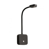 Бра, настенный светильник Kloodi WA-SNAKE SQ565 Snake Led 1x3W 3000K IP20 Bk