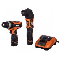 Набор инструментов AEG 4935464242 в комплекте с BS12C2 BMT12C LL1230