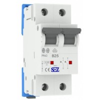 Двополюсний автомат SEZ 62 B 25А 2P (PR62B25А)