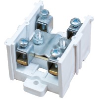 Клема прохідна КП 95Л (30) 1х95 мм.кв. /4х16 мм.кв. з латунною контактною пластиною