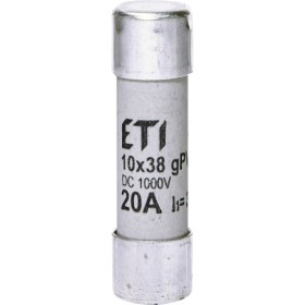 Запобіжник ETI 002625085 CH 10x38 gPV 20A 1000V (30kA)