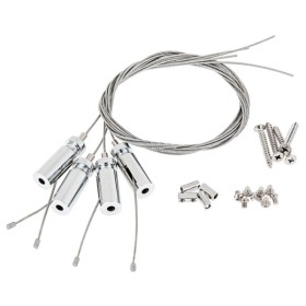 Кріплення Євросвітло 38958 трос 4х1м з фурнітурою для панелей EVROLIGHT