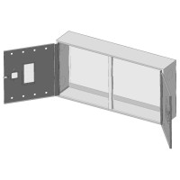 Пожарный щит Билмакс Б00029972 ШП 60120 У (белый без кассеты)