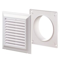 Решетка Blauberg Decor 140х140/100s белая