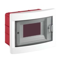 Вбудований пластиковий щит UEC ЩРВ-П-6 176х135х100мм IP40