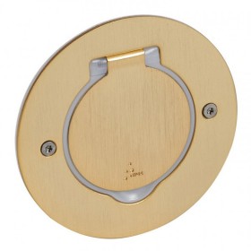 Напольный круглый розеточный люк Legrand 89711 (бронза)