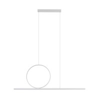 Підвісний світильник, люстра Nowodvorski 11885 Lineo LED 2x39W 3000K 1500Lm IP20 білий