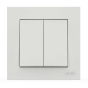 Выключатель EL-BI VEGA белый мат 2-кл ( 510-016200-202 )