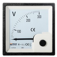Вольтметр Аско-Укрем 30А 300В АС 72х72мм (A-72-6) (A0190010065)