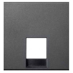 Центральна панель телефонної розетки RJ12 антрацит Merten, MTN463514