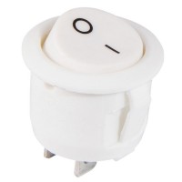 Переключатель TNSy KCD1-8-102 W/W круглый белый (TNSy5500746)