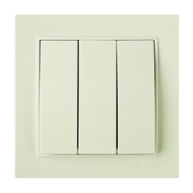 Вимикач Nilson Thor кремовий 3кл ( 27121066 )