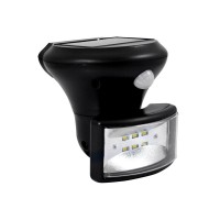 Вуличний світильник на сонячній батареї Goldlux 307729 LED 1x5W 6400K 500Lm IP44 чорний