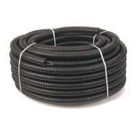 Легка ПВД гофротруба Ø40 мм із протяжкою чорного кольору, DKC