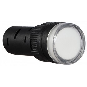 Сигнальна арматура Аско-Укрем AD16-16DS 24В AC/DC біла (A0140030039)