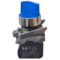 Переключатель Promfactor FP4-BK2665230 1NО голубой (FP4-BK2665230)