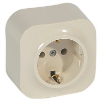 Розетка 2К+З Legrand Forix слонова кістка