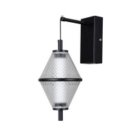 Бра, настінний світильник Italux WL-34395-1-BK Fuente LED 1x5W 3000K 422Lm IP20 чорний
