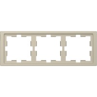 Трьомісна рамка Schneider Electric D-Life MTN4030-6533 сахара