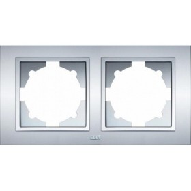 Рамка ELBI ZENA Silverline серый металлик 2-я (500-011000-226)