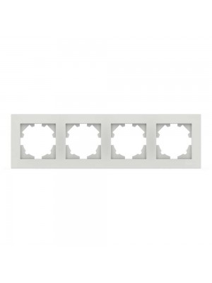 Рамка EL-BI VEGA белый мат 4-на