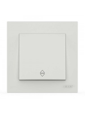 Выключатель EL-BI VEGA белый мат 1-кл проходной 
