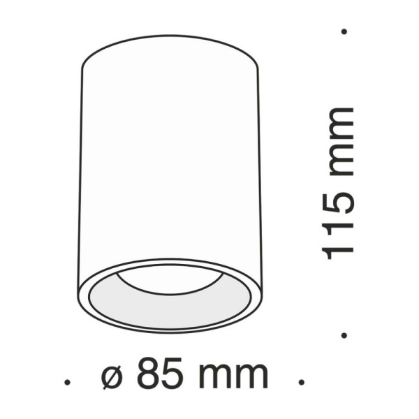 Точечный светильник Kloodi KD-5089 GU10 1x10W IP65 Bl - фото №1