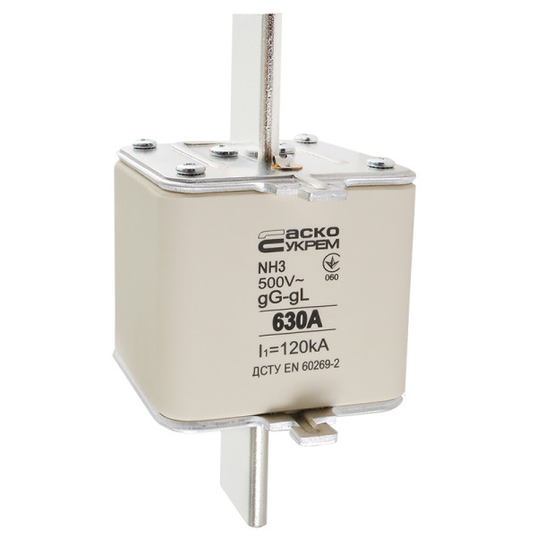 Запобіжник Аско-Укрем NH3 630A gG (A0050010041) - фото №1