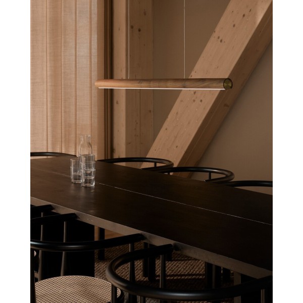 Підвісний світильник, люстра Nordlux 2620113014 Akeno LED 1x25W 3000K 1900Lm IP20 коричневий - фото №1