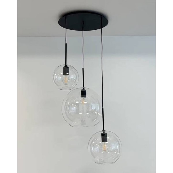 Подвесной светильник, люстра Nowodvorski 37788 Sphere III E27 3x25W IP20 черный - фото №2