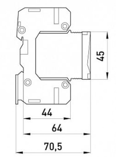 Устройство защиты от импульсных перенапряжений E.next 81.004 e.POI.4 280V/12 5kA - фото №2