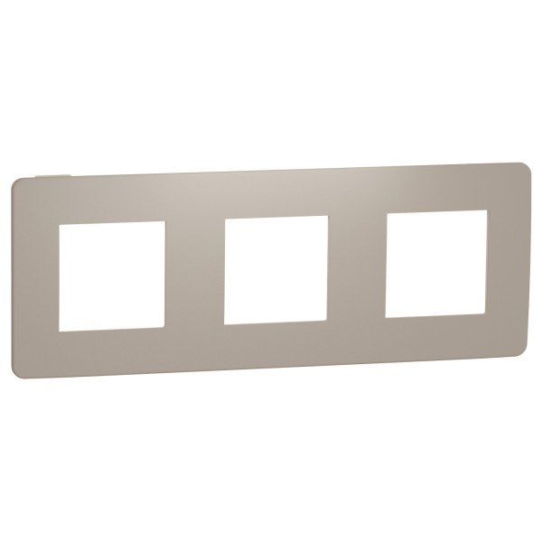 Трехпостовая рамка Schneider Electric NU280627 (песочный/бежевый)