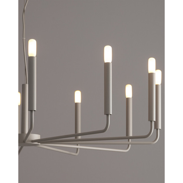 Подвесной светильник, люстра Nowodvorski 11465 Orto XII B E14 12x10W IP20 светло-серый - фото №1