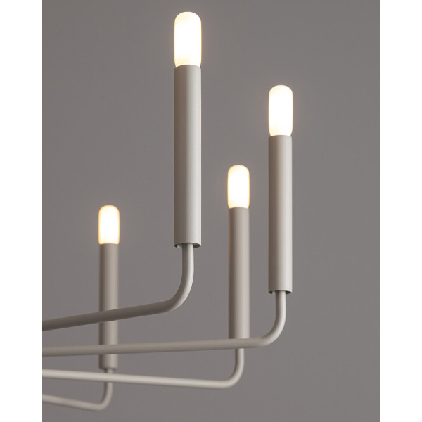 Подвесной светильник, люстра Nowodvorski 11465 Orto XII B E14 12x10W IP20 светло-серый - фото №2