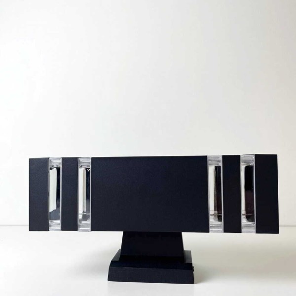 Светильник фасадный Violux TETRIS-2D 2х40Вт E27 IP44 черный ( 500220 ) - фото №4